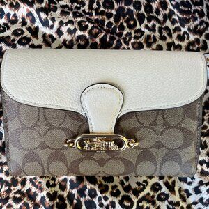 NWT Coach Signature Elle Chain Crossbody